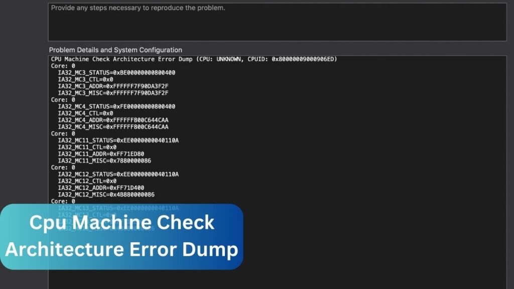 What Is the CPU Machine Check Architecture?