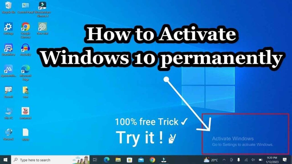 Activate Windows: