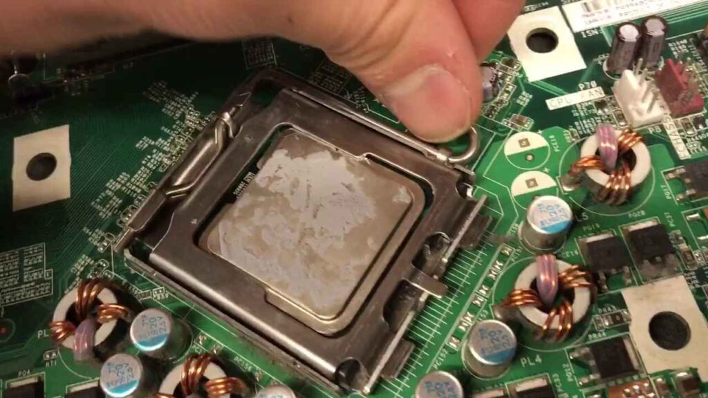 Remove the CPU: