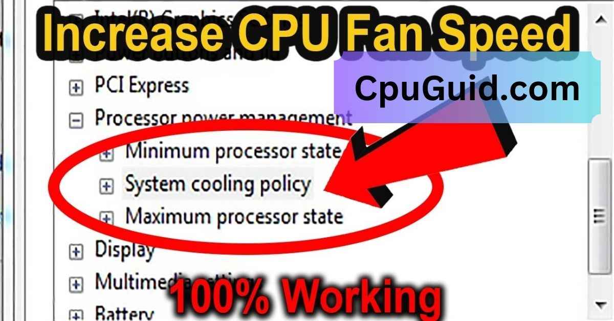 Why Cpu Fan Speed Increase